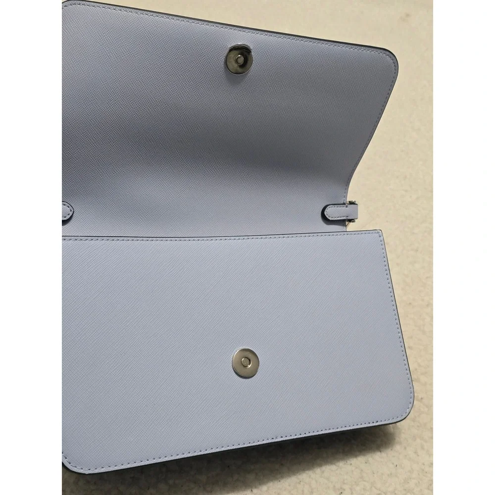 Kate Spade Madison Flap Convertible‎ Crossbody Saffiano Leather Blue KC623 NEW
